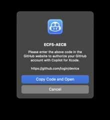 Screenshot of sign-in popup