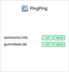 Screenshot of Dashboard Tile