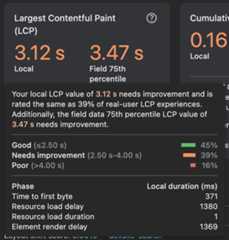 LCP phases in DevTools