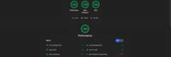 Lighthouse audit score