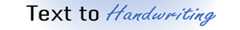 Text-to-handwriting title image