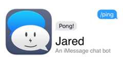 Jared - An iMessage chat bot