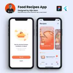 Food Recipes CookpadApp UI Design