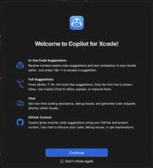 Screenshot of welcome screen