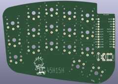 Rendered PCB