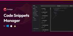 Codiga Code Snippet Manager
