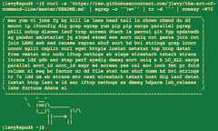 curl -s 'https://raw.githubusercontent.com/jlevy/the-art-of-command-line/master/README.md' | egrep -o '\w+' | tr -d '`' | cowsay -W50