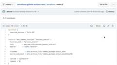 A video showing a PR being created, a plan being generated, the plan being reviewed, and the plan being applied.