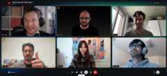 A demo of Element Call with six people