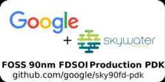 Google + SkyWater Logo Image