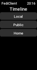 Main menu sceenshot
