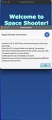 Space Shooter Game Instructions