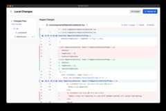 GitHub-style diff view
