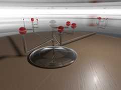 Orrery in POV-Ray