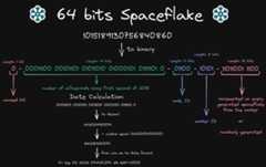 Parts of a 64 bits Spaceflake