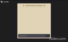 AI Powered Law Assistant