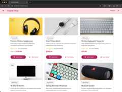 Products Page - Coffee Shop Main Page