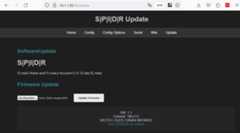 Configuration of SPIDR via the Webserver