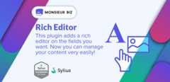 Banner of Sylius Rich Editor plugin
