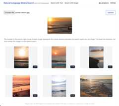 Searching Images with an Image 1