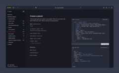 Screenshot of a Laravel-themed API reference