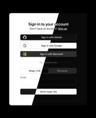 Sign-in component