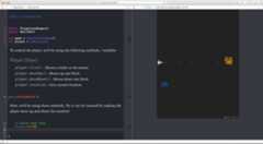 Example of SpaceCoders (Screenshot)