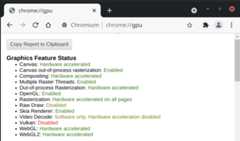 Chrome gpu