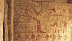 Digital rendering of the Giza Plateau as seen from the air