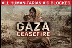 Woman and child Gaza Ceasefire