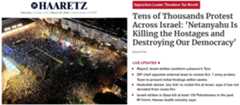 tens of thousands protest Israel