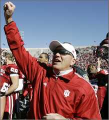 Terry Hoeppner died Tuesday from complications from a brain tumor. The Indiana football coach had two surgeries in the past 18 months and missed nearly four months of work while on medical leave.