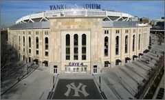 The new Yankee Stadium, built next door to the 1923 model, has general seats that range from $12 to $365. The stadium is 63% bigger than the old one.