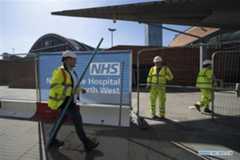 NHS Nightingale Hospital North West in Manchester, Britain