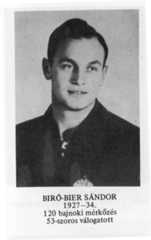 BÍRÓ (BIER) Sándor  
