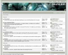 A screenshot of leafo.net from 2005