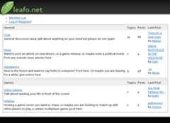 The released version of leafo.net in 2007