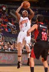 Thomas chamou a responsabilidade no fim e foi fundamental para o triunfo dos Suns (Divulgação/Suns)