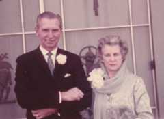 Ken and Kathryn, wedding day