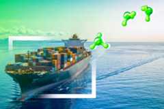 ship and ammonia molecules