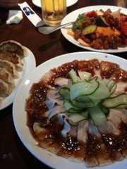 薄切り豚肉にんにくダレ