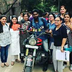 Mr. Shinan P.S from Thrissur, Kerala (Deaf Bike Rider)