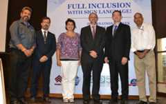 Conference on the International Week of the Deaf 2017 “Full Inclusion with Sign Language”