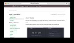 Atom flight manual site screenshot