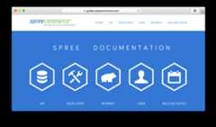 Spree Commerce API site screenshot
