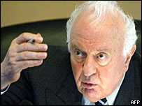 Former Georgian president Eduard Shevardnadze