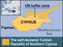 Map of Cyprus