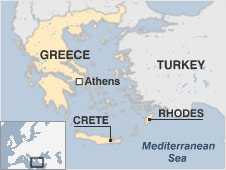 Map of Greece