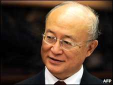 Mr Amano arrives at the IAEA headquarters in Vienna, 2 July