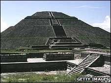 Temple of the Sun, ruins of Teotihuacan, Mexico
